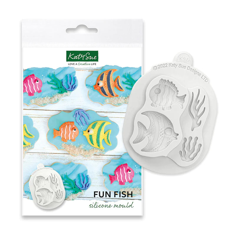 Katy Sue Fun Fish Silicone Mould