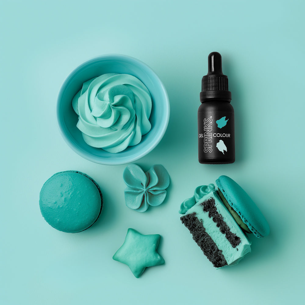 SPRINKS GEL COLOUR TEAL - Cake Decorating Central