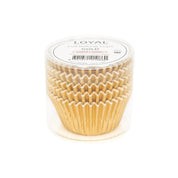 Gold Baking Cups Large 100 Pack