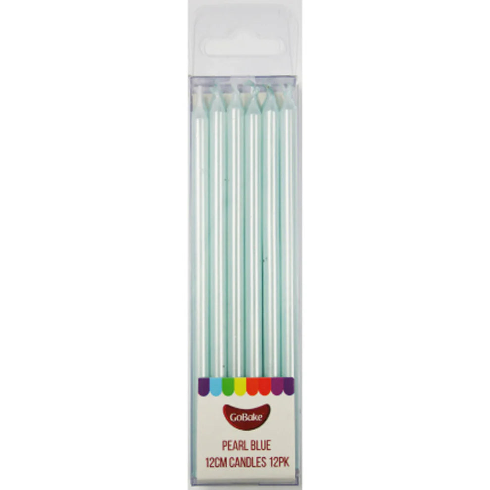 Gobake Pearl Blue Candles