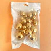 Gold Foam Ball Topper 20 Pack