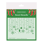 Hanging Christmas Sweet Stencil