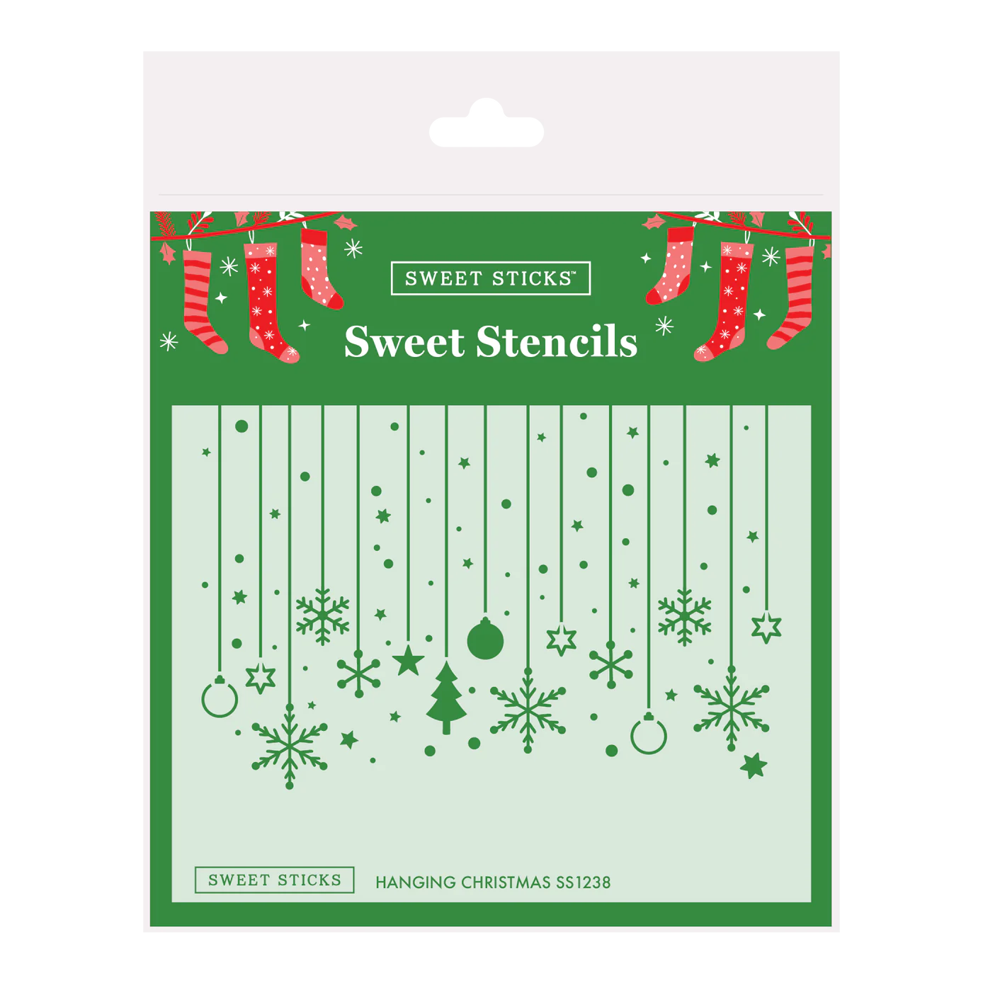 Hanging Christmas Sweet Stencil
