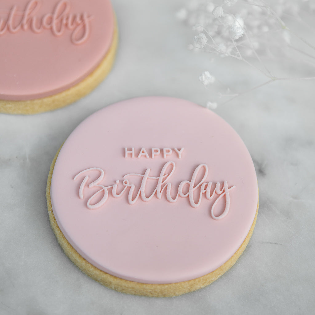 Lulu & Stone HAPPY BIRTHDAY COOKIE STAMP