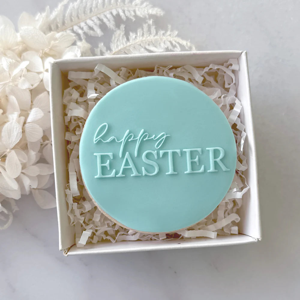 Happy Easter Cursive Debosser