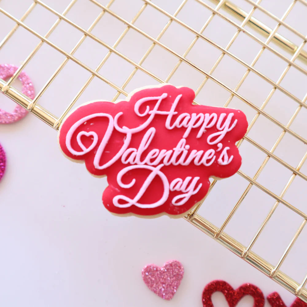Happy Valentines Day Debosser & Cutter Set