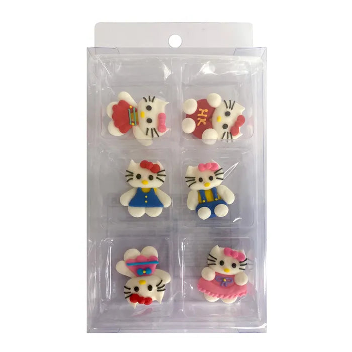 Sugar Decorations Hello Kitty 6 Piece