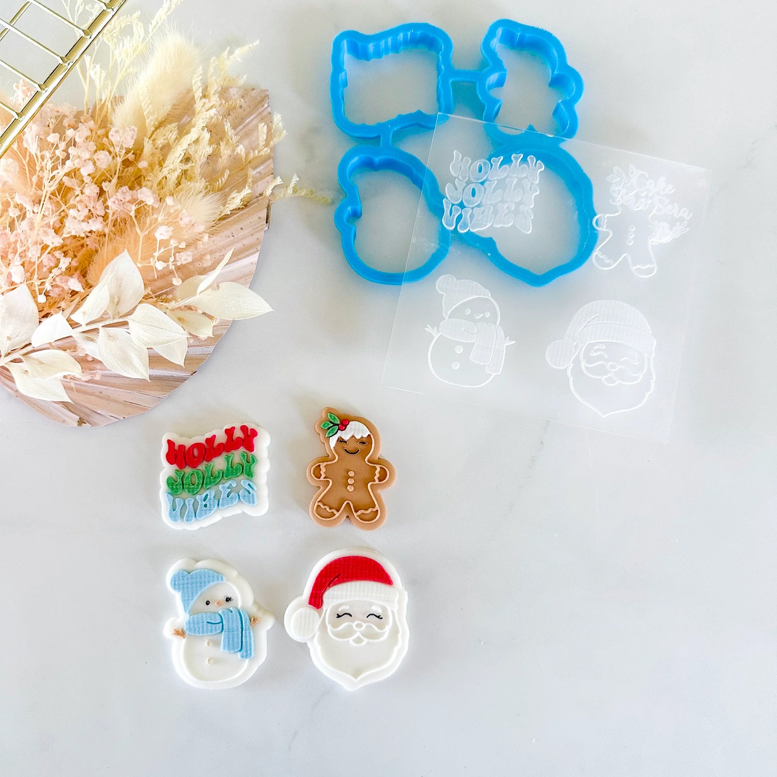 Holly Jolly Vibes Mini Toppers