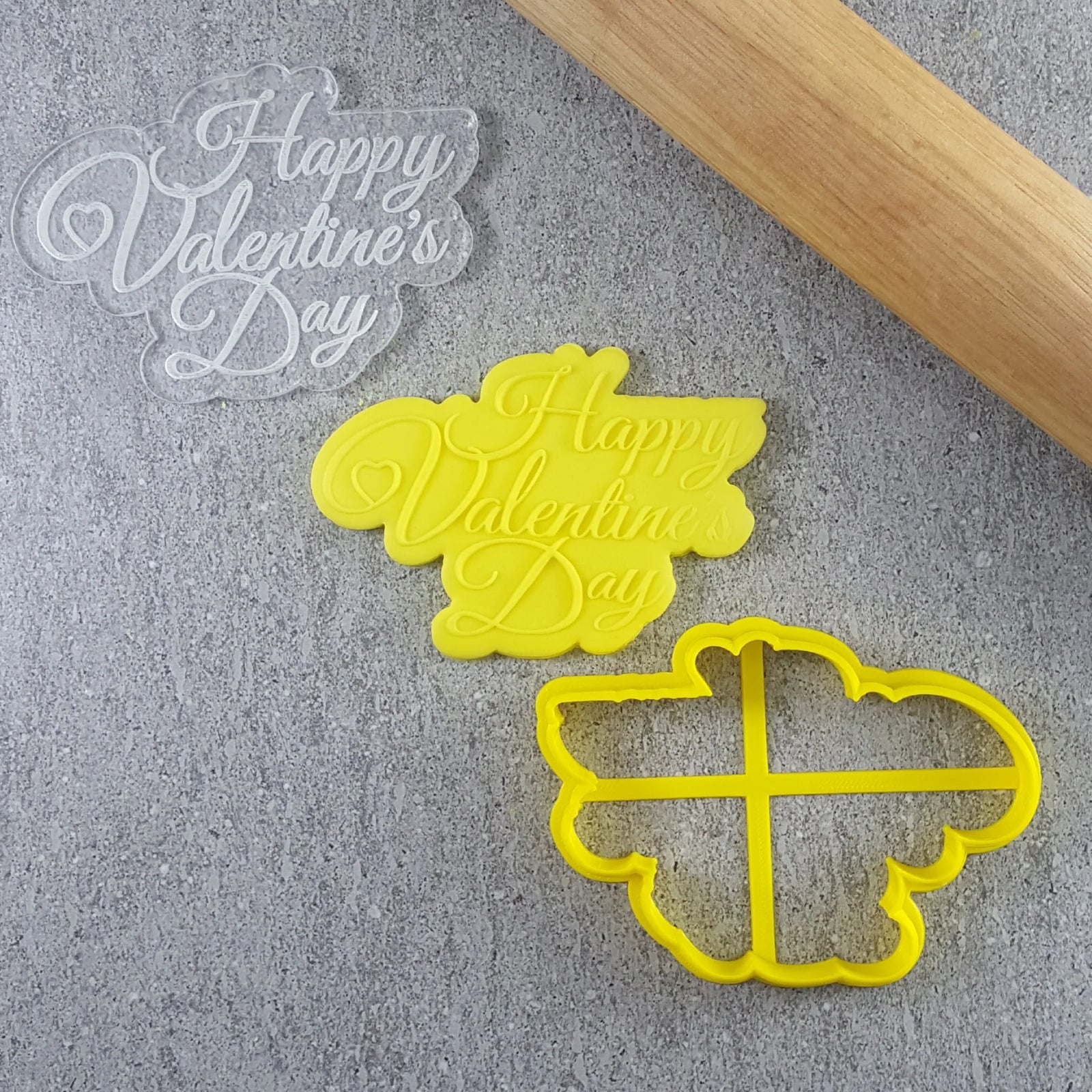 Happy Valentines Day Debosser & Cutter Set