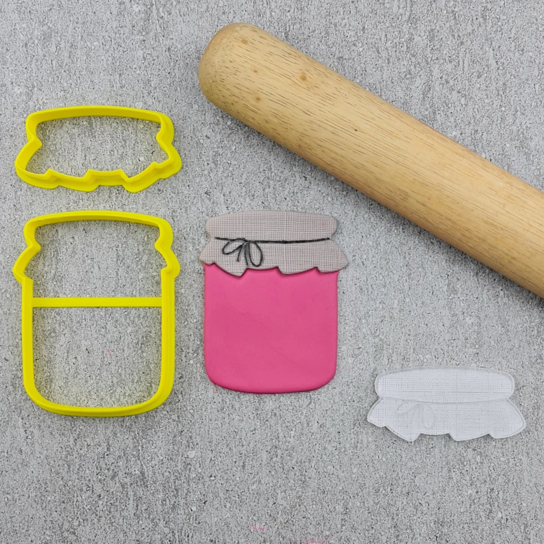 Jam Jar Cutter and Debosser Set
