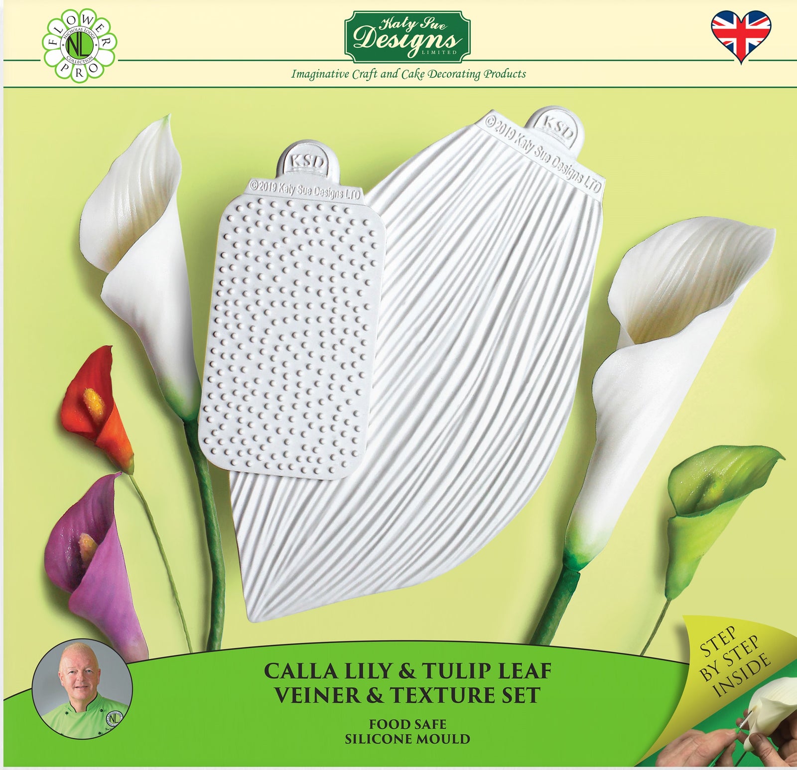 Flower Pro Cala Lily & Tulip Leaf Vein Silicone Mould