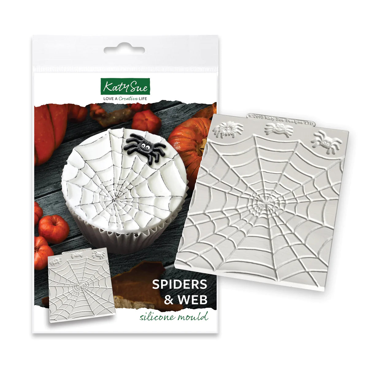 Katy Sue Spiders & Web Silicone Mould