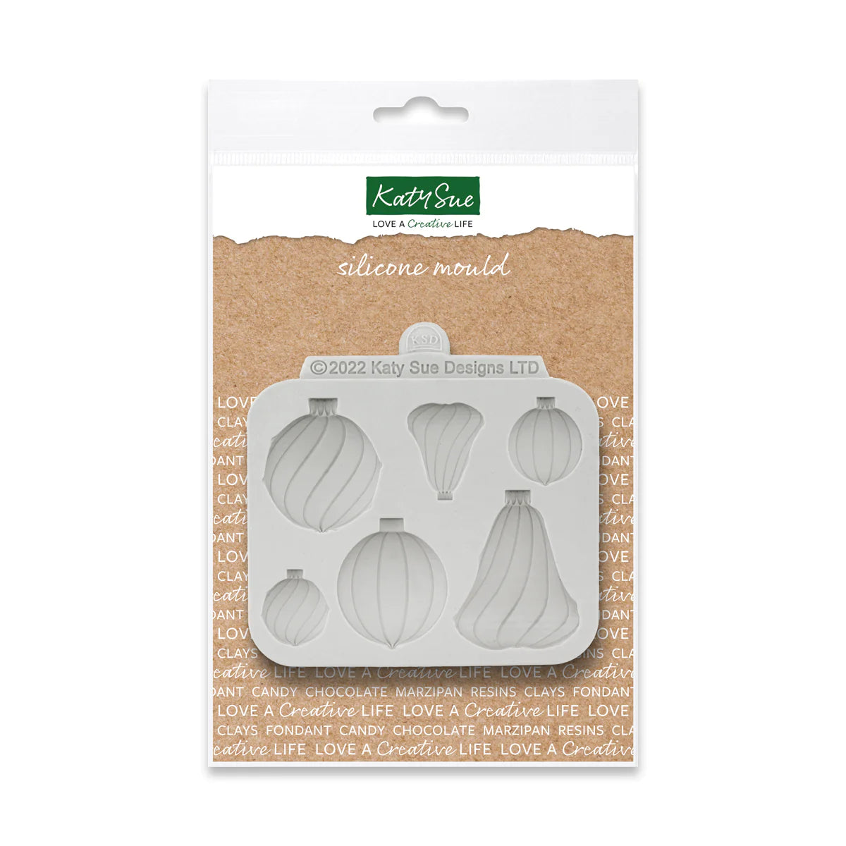 Katy Sue Baubles Swirl Silicone Mould