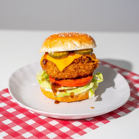 Hyper Realism Burger Cake W/ Cake With Amber
