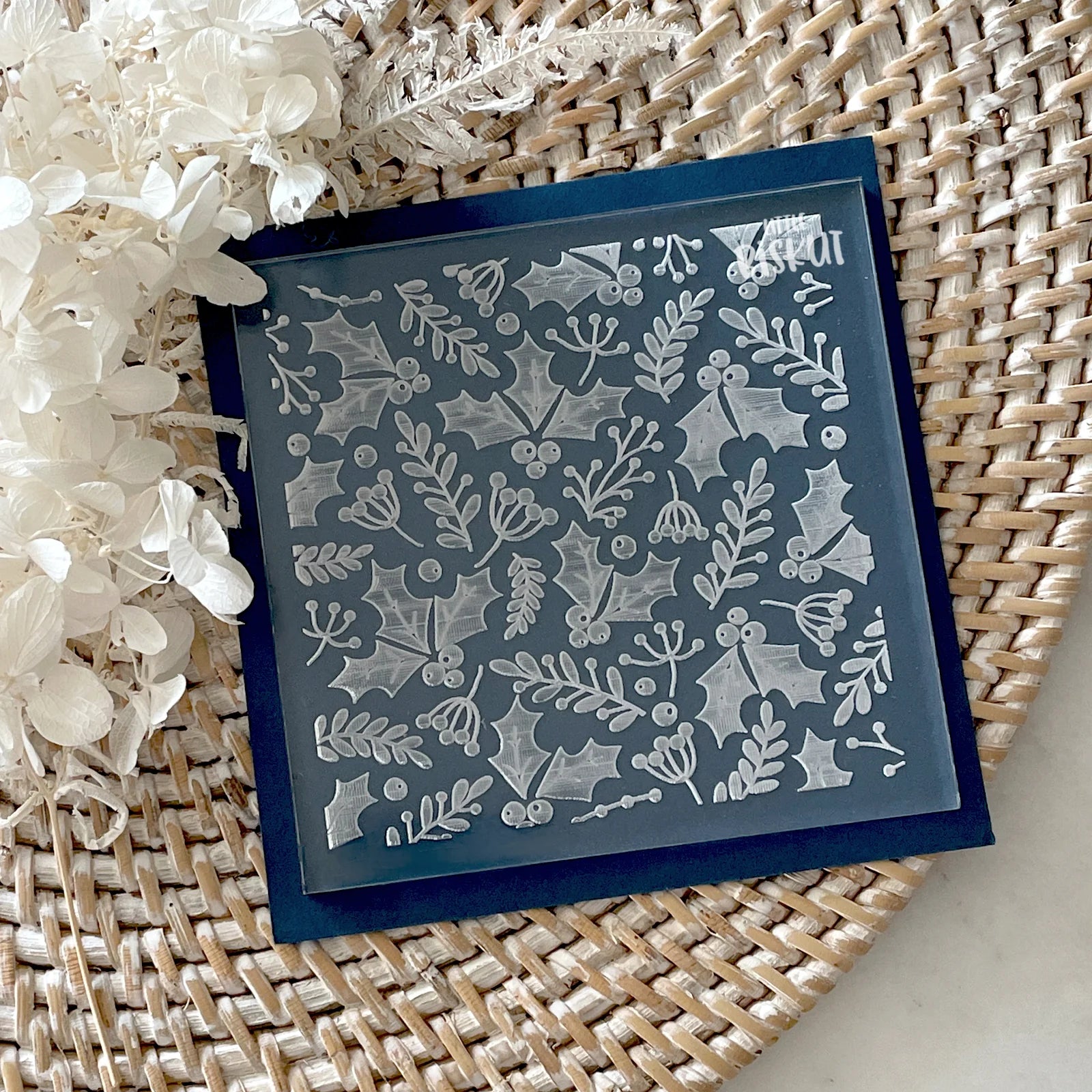 Holly Pattern Debosser
