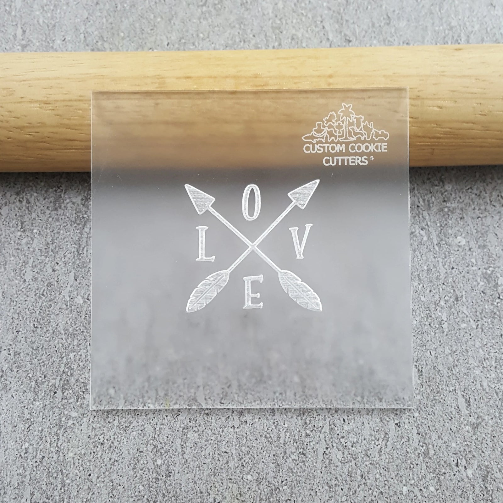 Love With Arrows Debosser