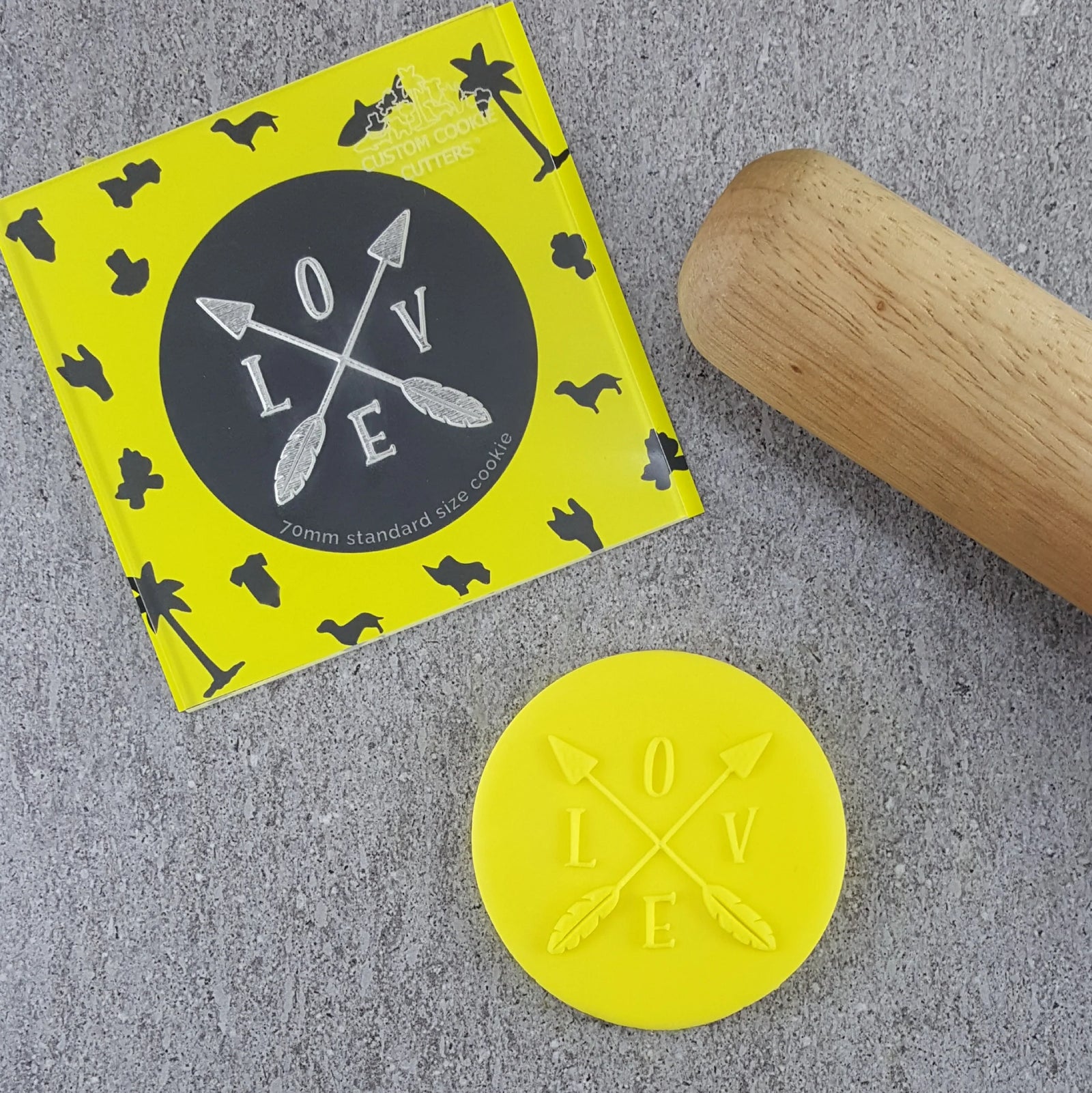 Love With Arrows Debosser