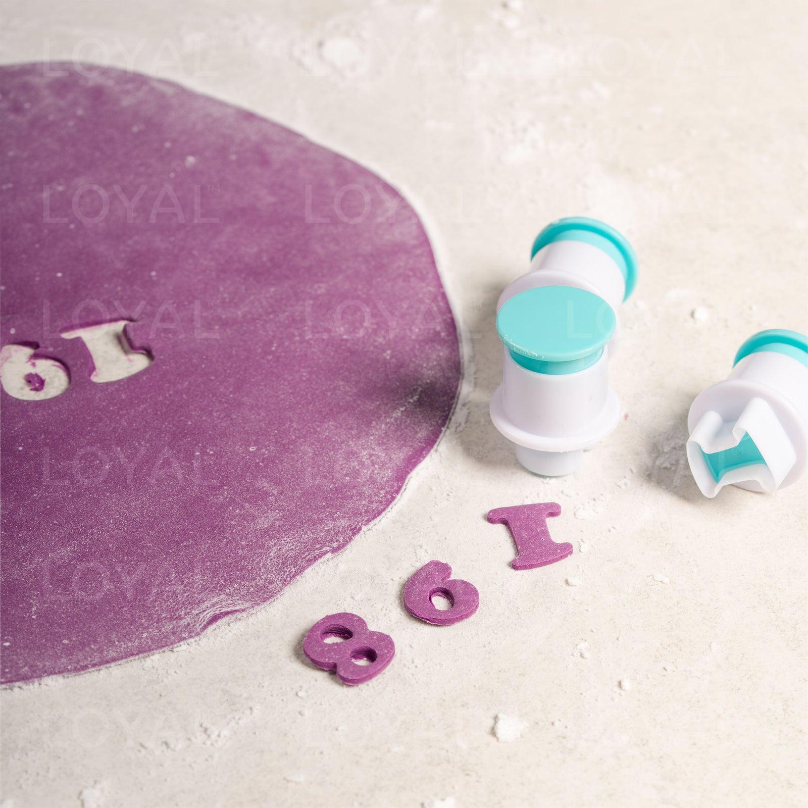 Mini Number Plunger Cutter 10pce