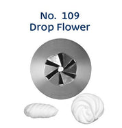 Piping Tip 109 Drop Flower Medium S/S