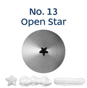 Piping Tip 13 Open Star Standard S/S