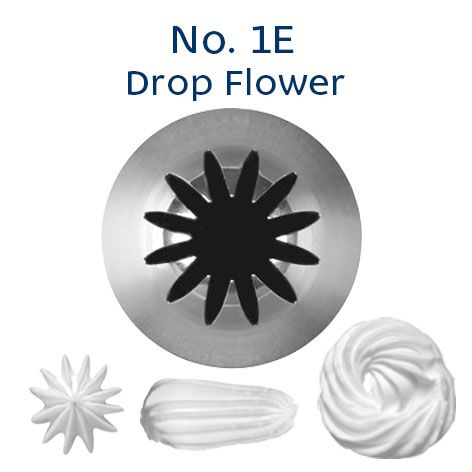 Loyal Piping Tip 1E DROP FLOWER