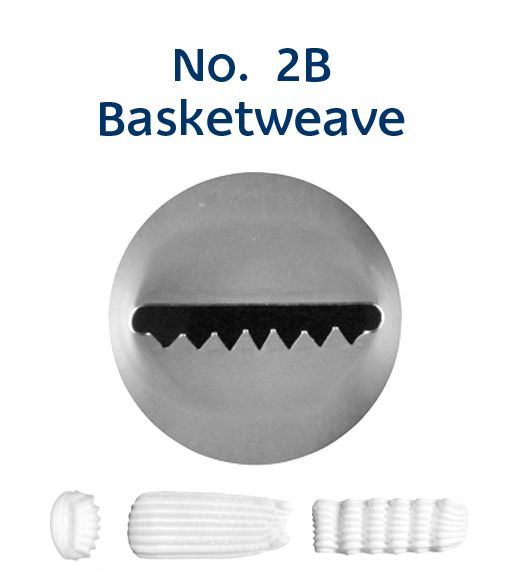 Loyal Piping Tip 2B BASKETWEAVE MEDIUM S/S