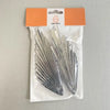 Fan Metallic Silver Topper Set 2pce