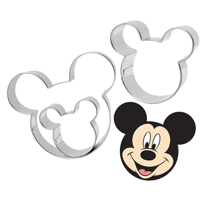 MICKEY MOUSE COOKIE CUTTER SET OF 3