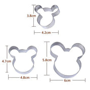 Mickey Mouse 3 Cookie Cutter Set