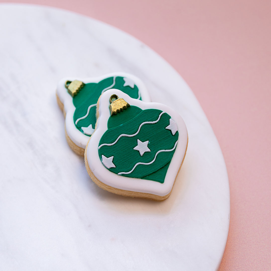 Lulu & Stone MINI BAUBLE COOKIE STAMP + CUTTER