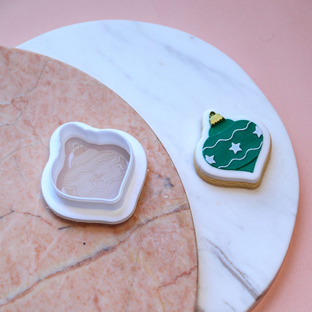 Lulu & Stone MINI BAUBLE COOKIE STAMP + CUTTER