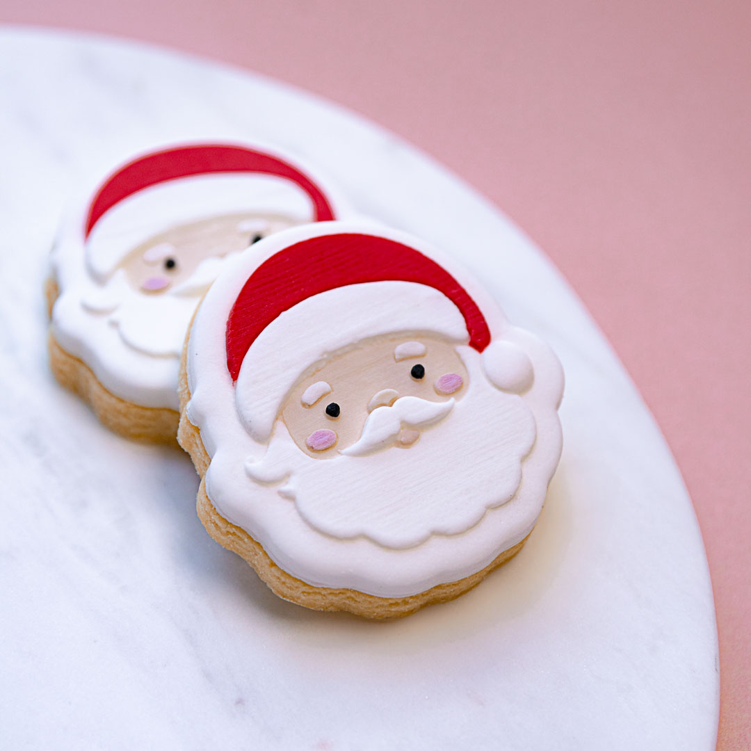 Lulu & Stone MINI SANTA COOKIE STAMP + CUTTER