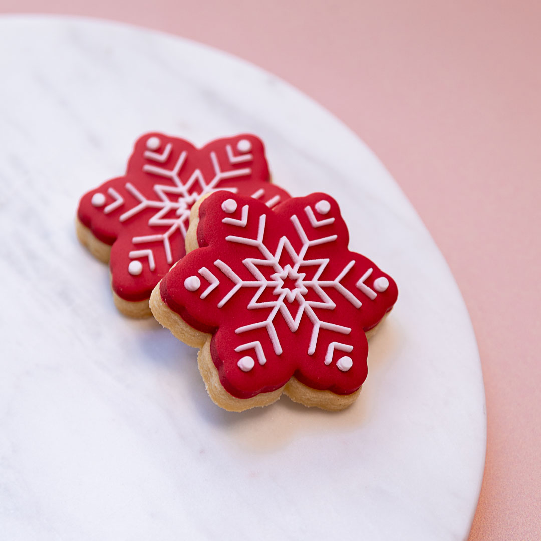 Lulu & Stone MINI SNOWFLAKE COOKIE STAMP + CUTTER