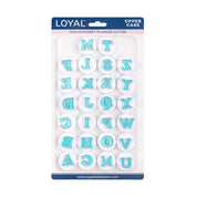 Mini Alphabet Plunger Cutter Upper Case 26 Piece