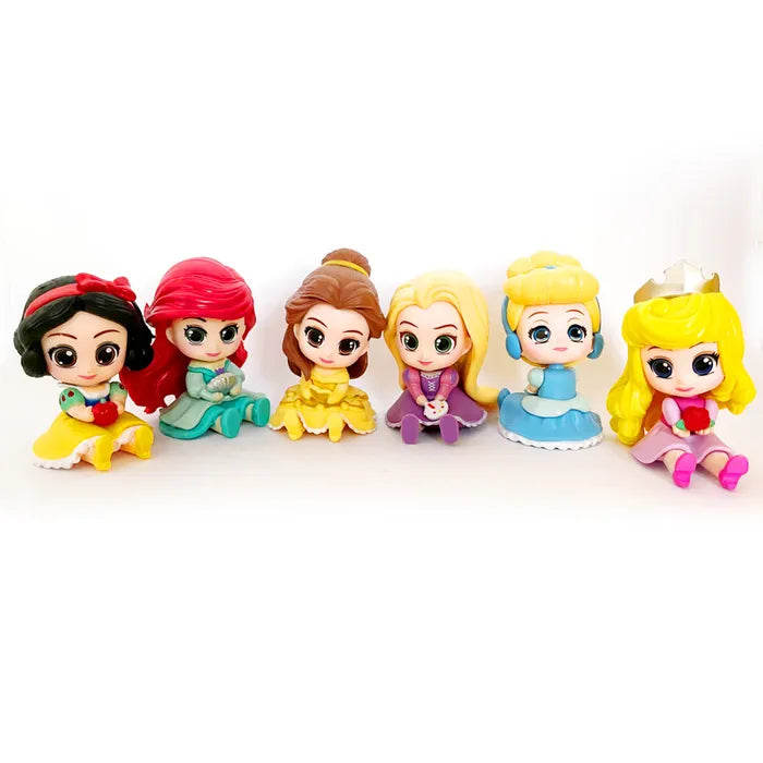 DISNEY PRINCESS Mini Plastic Figurine Set
