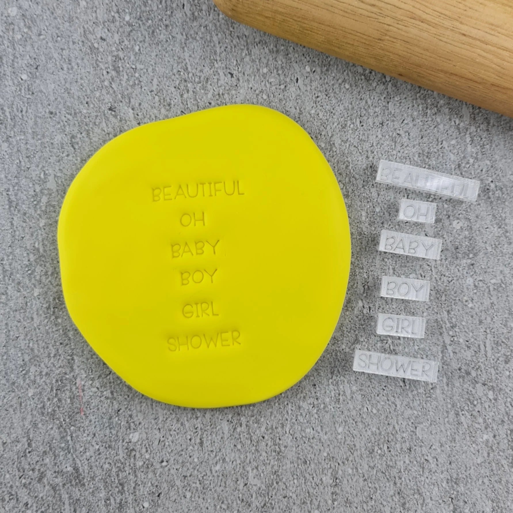Baby Mixed Message Embosser Set