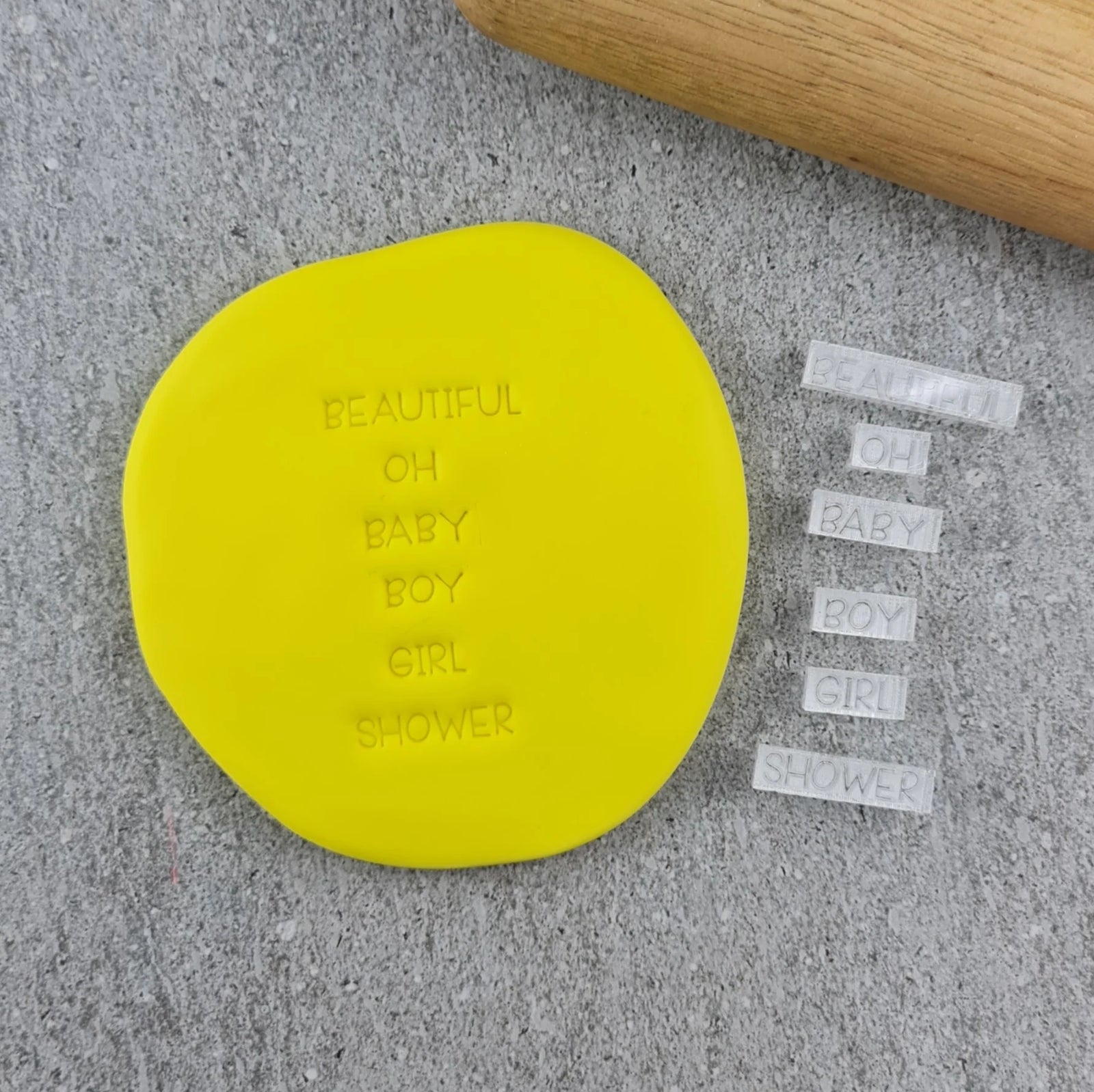 Baby Mixed Message Embosser Set