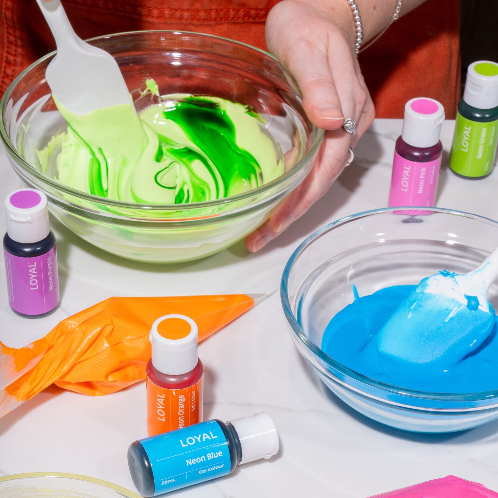 LOYAL COLOUR GEL NEON ORANGE 20ML