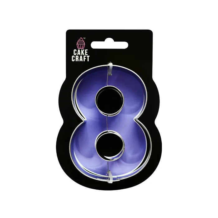 NUMBER 8 - 9CM COOKIE CUTTER