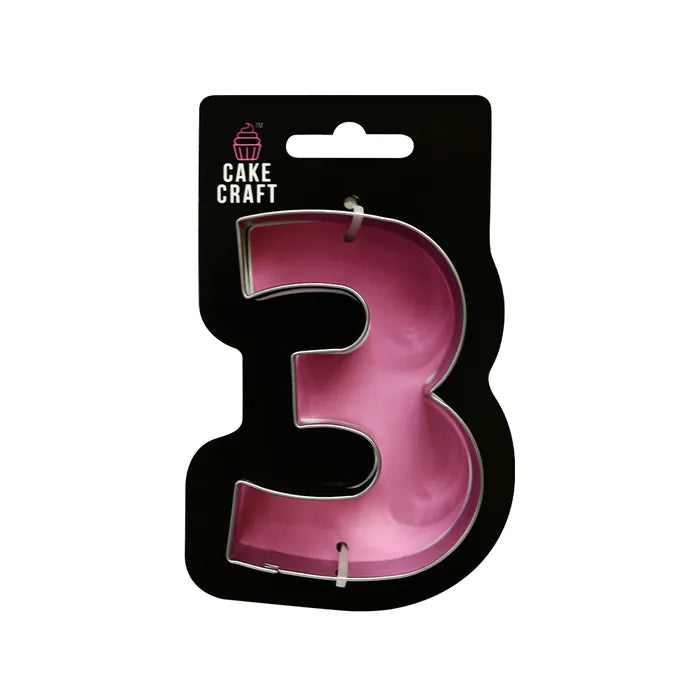 NUMBER 3 - 9CM COOKIE CUTTER