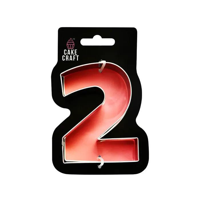 NUMBER 2 - 9CM COOKIE CUTTER