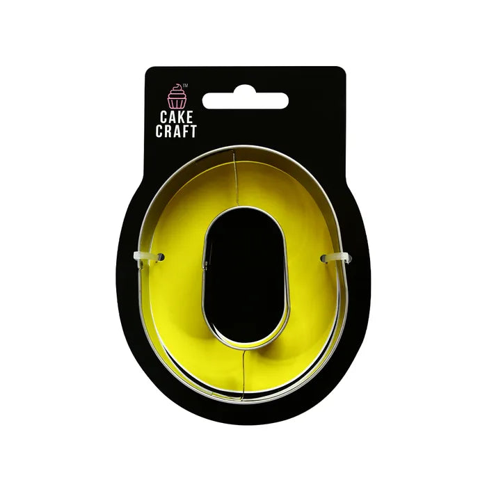 NUMBER 0 - 9CM COOKIE CUTTER