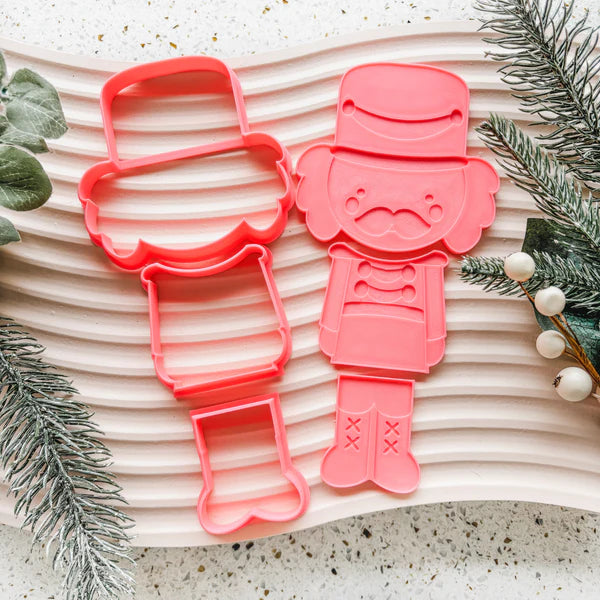 Nutcracker Cookie Cutter Stack + Debosser Set by BIKKIE SMALLS