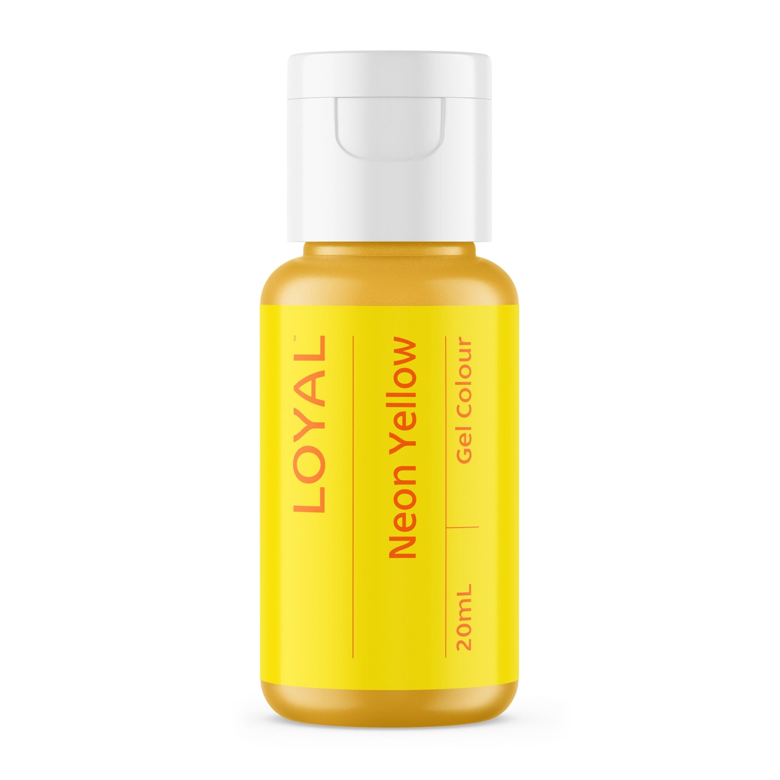 LOYAL COLOUR GEL NEON YELLOW 20ML