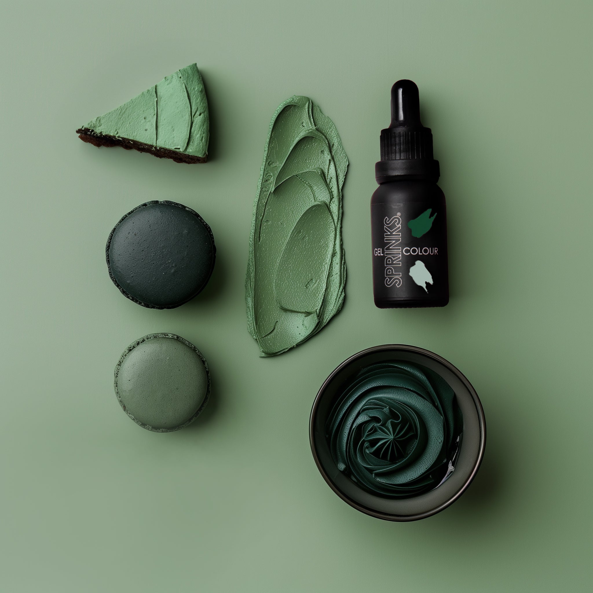 Gel Colour Forest Green