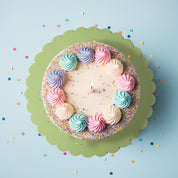 10inch Pastel Green Scalloped Cake Board