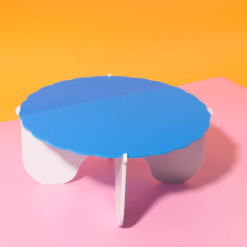 Blue + White Plateau Gateau 3-Piece Cake Stand
