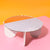 Plateau Gateau Silver + White 3-Piece Cake Stand