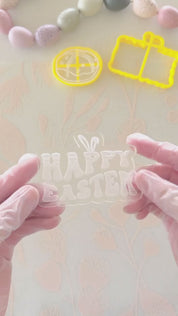 Happy Easter Cutter & Debosser Set