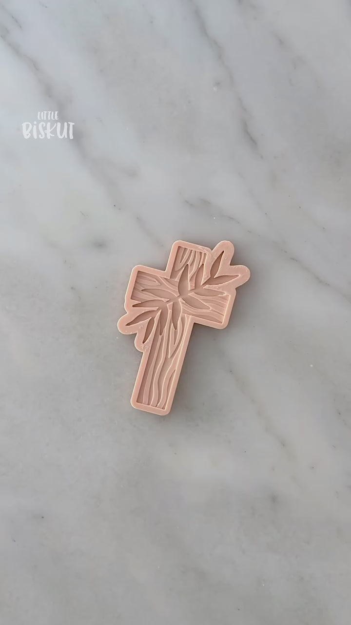 Wooden Cross Cutter & Embosser Set